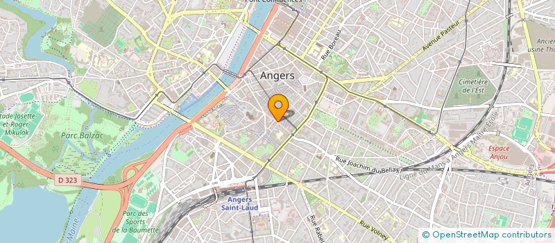 localisation de l'entreprise PHOTO POIRIER à ANGERS