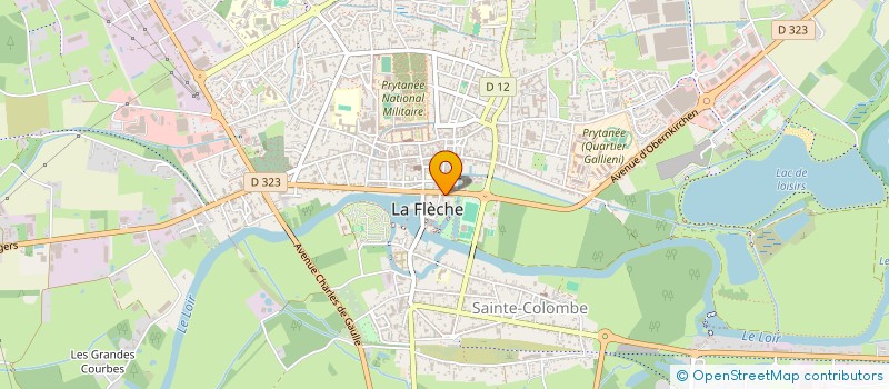 localisation de l'entreprise PHOTO SART' à LA FLECHE