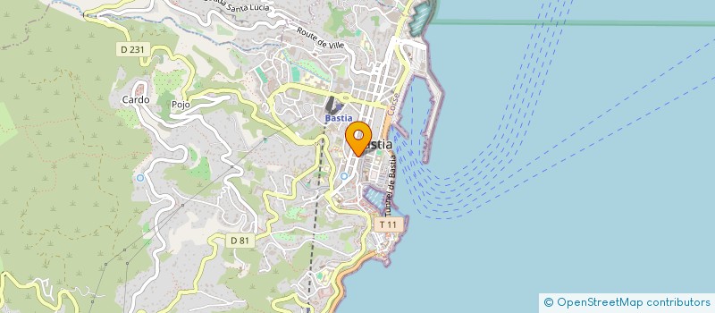 localisation de l'entreprise PHOTO SERVICE à BASTIA