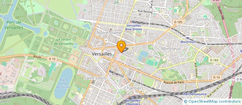 localisation de l'entreprise PHOTO SERVICE EVASION à VERSAILLES