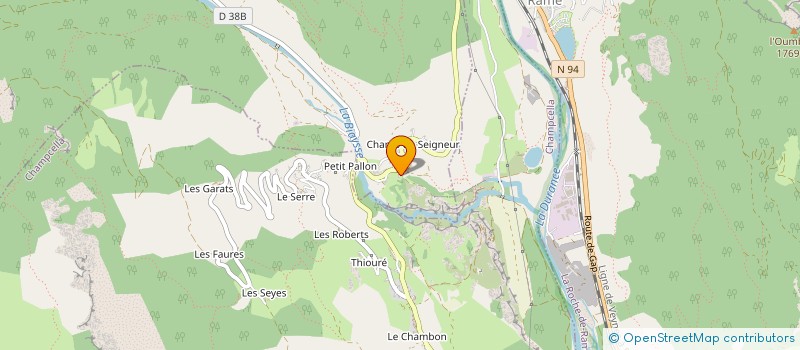 localisation de l'entreprise PHOTO TOUSSAINT  LA ROCHE-DE-RAME