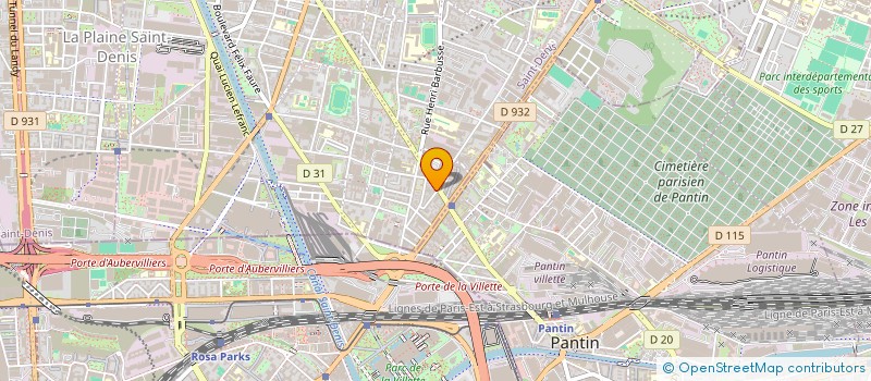 localisation de l'entreprise PHOTO VIDEO IMAG'IN à AUBERVILLIERS