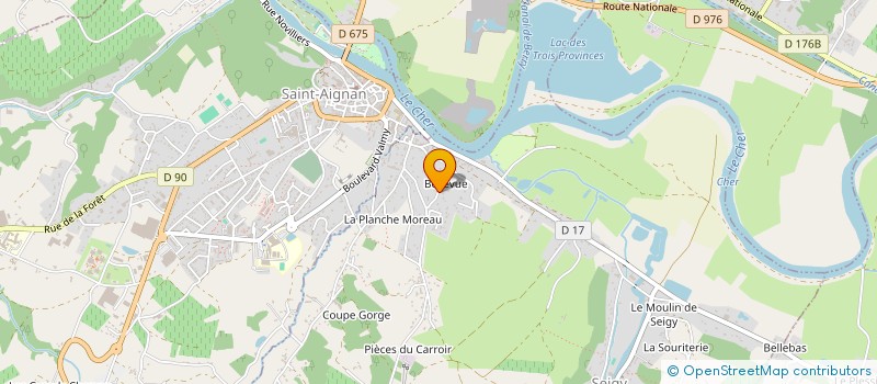 localisation de l'entreprise PHOTO VIGREUX à SEIGY