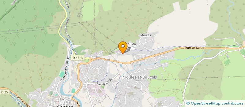 localisation de l'entreprise PHOTOBOOTH CVN'S  MOULES-ET-BAUCELS