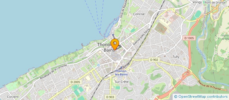 localisation de l'entreprise PHOTOCAP à THONON-LES-BAINS
