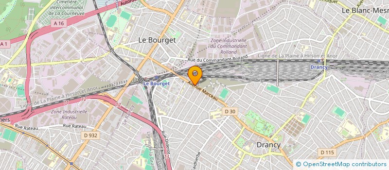 localisation de l'entreprise PHOTOCHIMIE  DRANCY