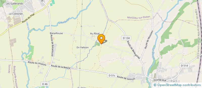 localisation de l'entreprise PHOTOCLUB PACTOIS  PACT