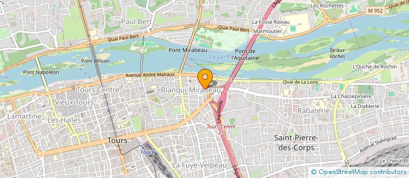 localisation de l'entreprise PHOTOCOM à TOURS