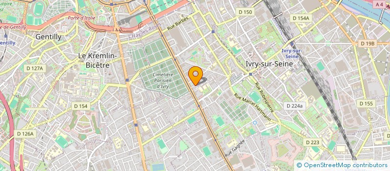 localisation de l'entreprise PHOTOCOOP  IVRY-SUR-SEINE