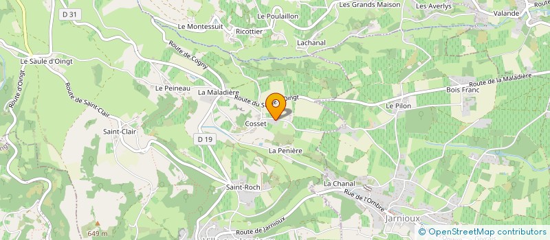 localisation de l'entreprise PHOTODLARUE à PORTE-DES-PIERRES-DOREES