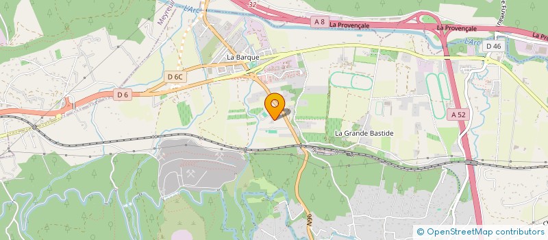 localisation de l'entreprise PHOTOFORT 2010 BRENAC  FUVEAU