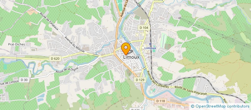 localisation de l'entreprise PHOTOGRAM 10 à LIMOUX