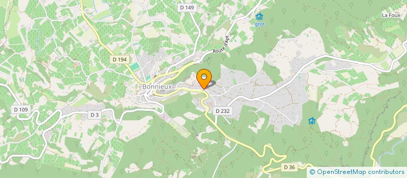 localisation de l'entreprise PHOTOGRAPHIES DENIS BRIHAT  BONNIEUX