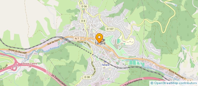 localisation de l'entreprise PHOTOGRAVURE GARDIAN  TARARE