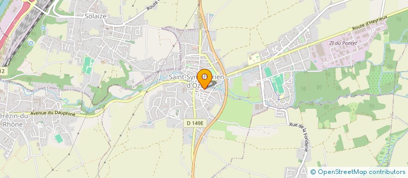 localisation de l'entreprise PHOTOGRAVURE MODERNE  SAINT-SYMPHORIEN-D'OZON