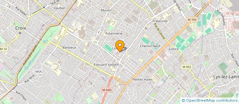 localisation de l'entreprise PHOTOJOB CREATION à ROUBAIX