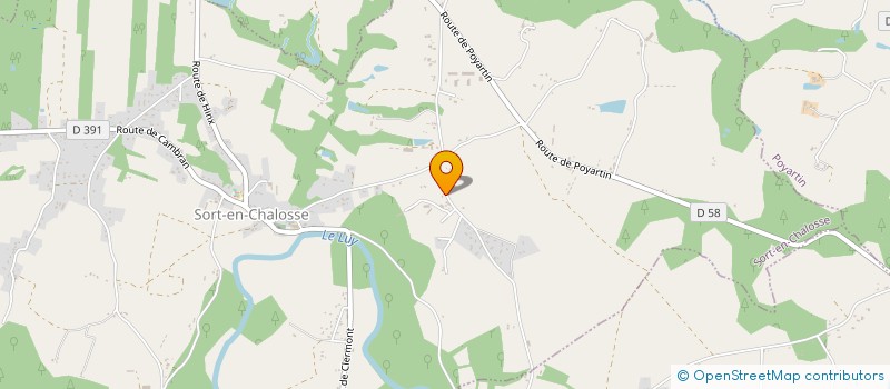 localisation de l'entreprise PHOTOLAND SOLAR  SORT-EN-CHALOSSE