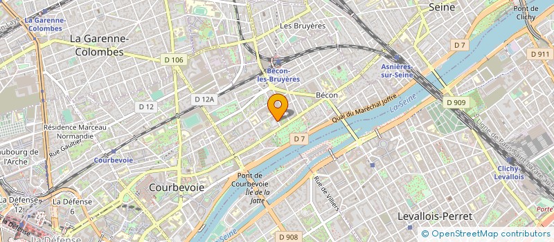 localisation de l'entreprise PHOTOMNIUM à COURBEVOIE