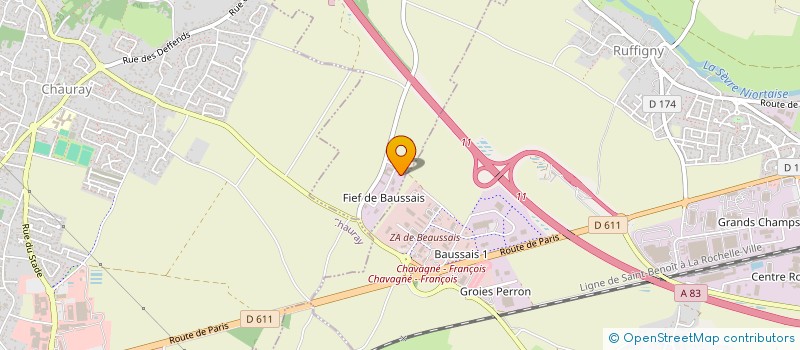 localisation de l'entreprise PHOTON SERVICES  FONTENAY-LE-COMTE