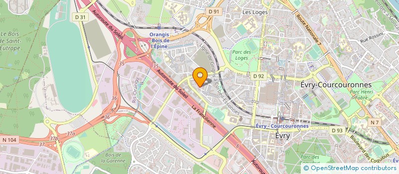 localisation de l'entreprise PHOTON TELECOMS  EVRY-COURCOURONNES