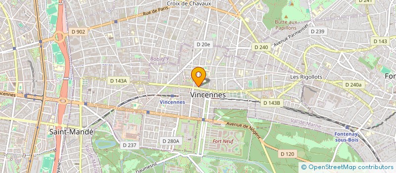 localisation de l'entreprise PHOTONIC TECHNOLOGIES à VINCENNES
