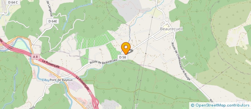 localisation de l'entreprise PHOTONJET  LE THOLONET