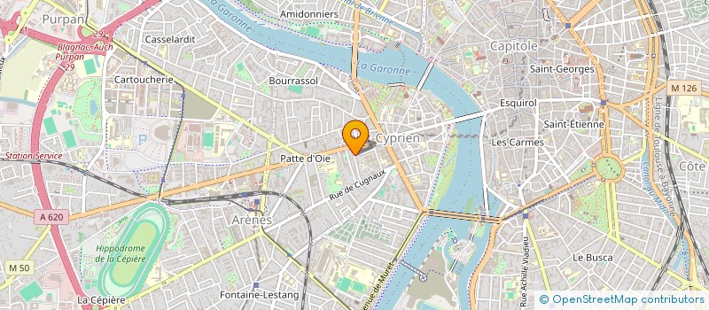 localisation de l'entreprise PHOTONS LIBRES  TOULOUSE