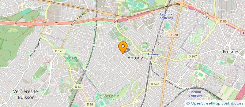 localisation de l'entreprise PHOTOPHAR à ANTONY