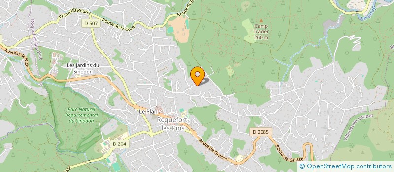 localisation de l'entreprise PHOTOSUD  ROQUEFORT-LES-PINS