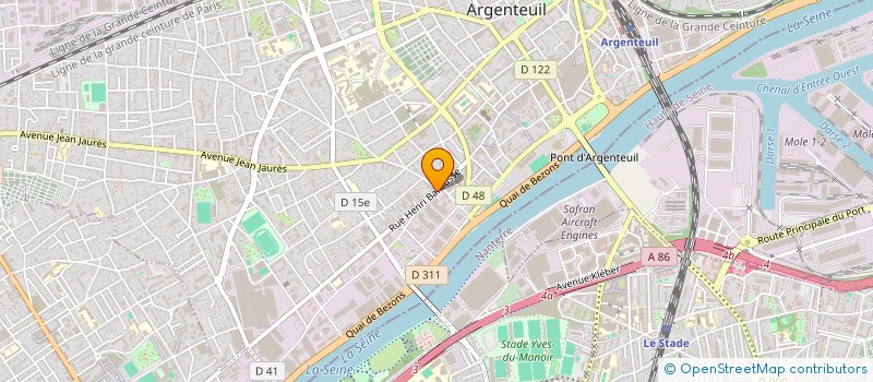 localisation de l'entreprise PHOTOTECHNIQUE  ARGENTEUIL