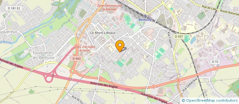 localisation de l'entreprise PHOTOVELO PLUS à BETHUNE