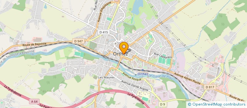 localisation de l'entreprise PHOTOVIT  ORTHEZ