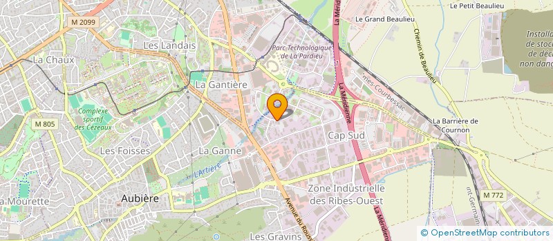 localisation de l'entreprise PHOTOVOLCANIK  AUBIERE