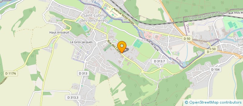 localisation de l'entreprise PHOTOVOLTAIQUE DE FRANCE à SAINT-LUBIN-DES-JONCHERETS