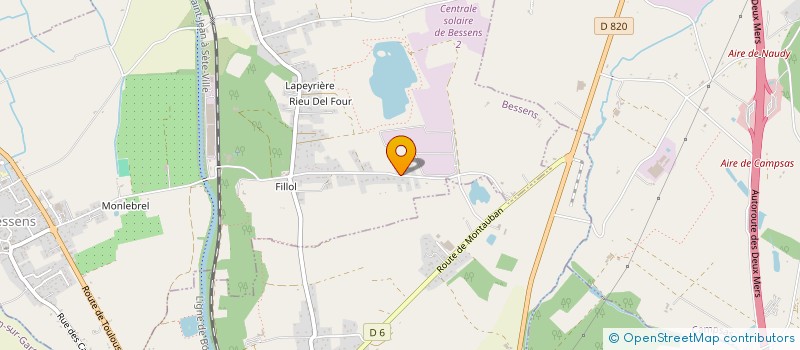 localisation de l'entreprise PHOTOVOLTAIQUE DU PERIGAL  CANALS