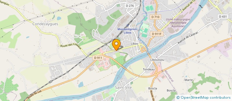 localisation de l'entreprise PHOTOVOLTAIQUE ET CONTROLE AUTO à CONDEZAYGUES