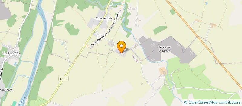 localisation de l'entreprise PHOTOVOLTAIQUE LES CHIRONS  CIVAUX