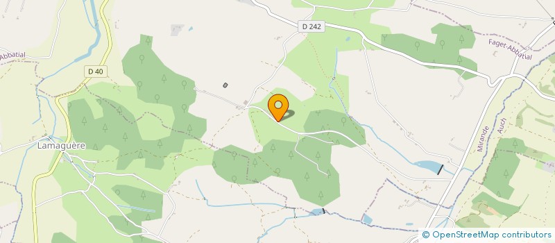 localisation de l'entreprise PHOTOVOLTAIQUE PATRICK LAPALU  FAGET-ABBATIAL