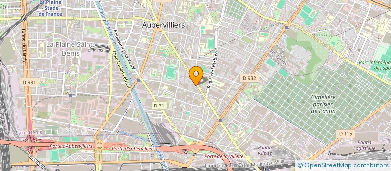 localisation de l'entreprise PHOUMA à AUBERVILLIERS