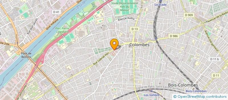 localisation de l'entreprise PHOVEA à COLOMBES