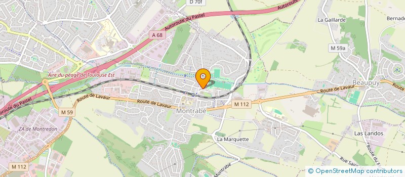 localisation de l'entreprise PHP  MONTRABE