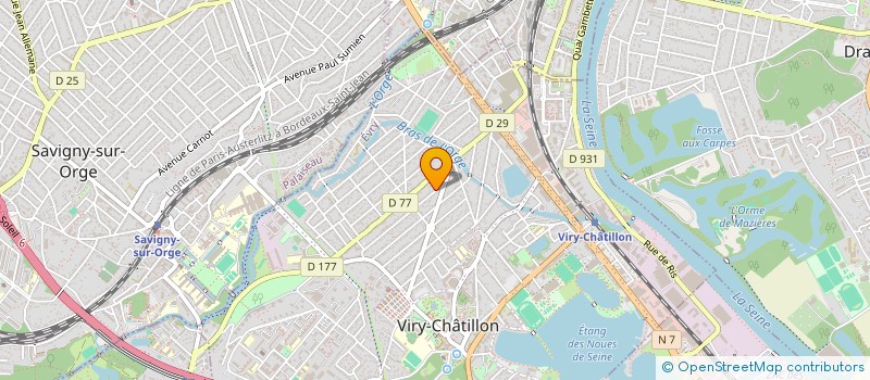 localisation de l'entreprise PHP AUDIT à VIRY-CHATILLON