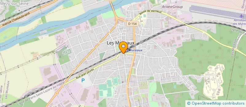 localisation de l'entreprise PHP AUTOMOBILES à LES MUREAUX