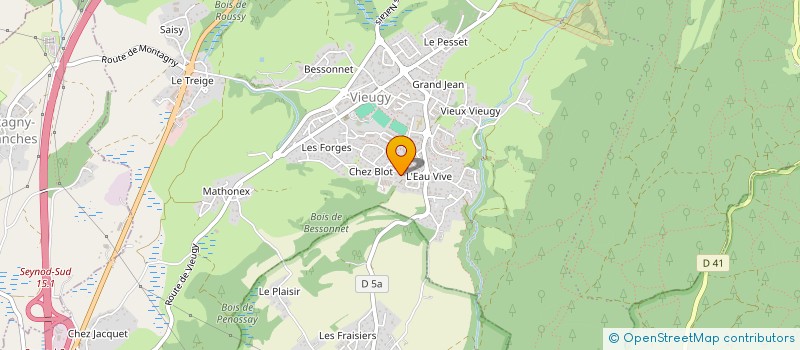 localisation de l'entreprise PHP CONSEIL à ANNECY