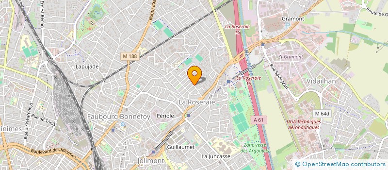 localisation de l'entreprise PHP CONSULTING  TOULOUSE