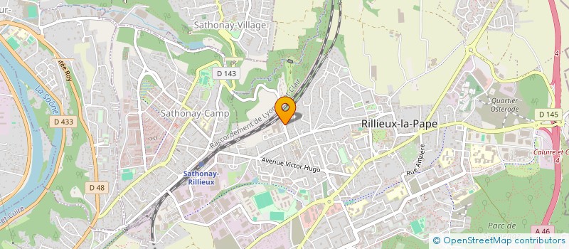 localisation de l'entreprise PHP INDUSTRIES à RILLIEUX-LA-PAPE