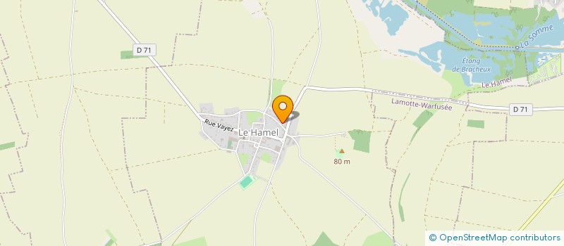 localisation de l'entreprise PHP MESURE à LE HAMEL