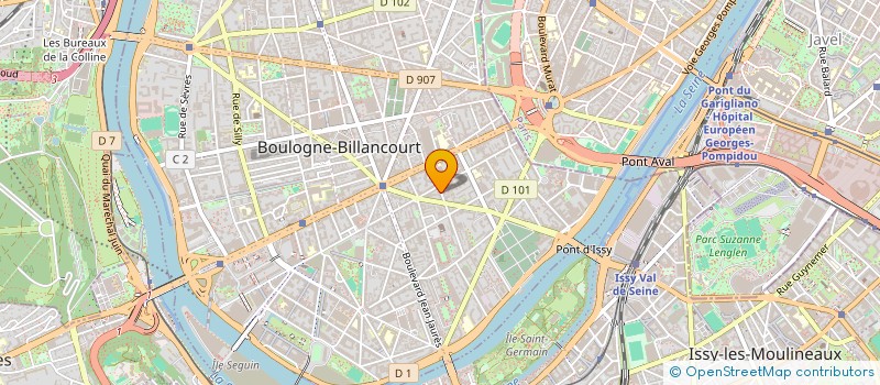 localisation de l'entreprise PHP PHOSPHORE PRODUCTIONS à BOULOGNE BILLANCOURT