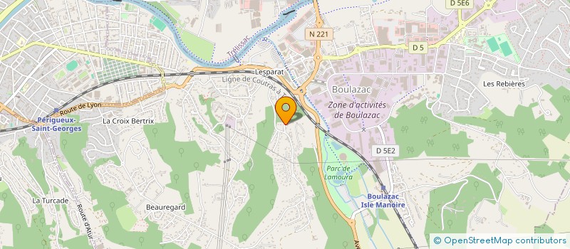 localisation de l'entreprise PHP SYNERGIE à BOULAZAC ISLE MANOIRE