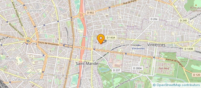 localisation de l'entreprise PHPC à VINCENNES